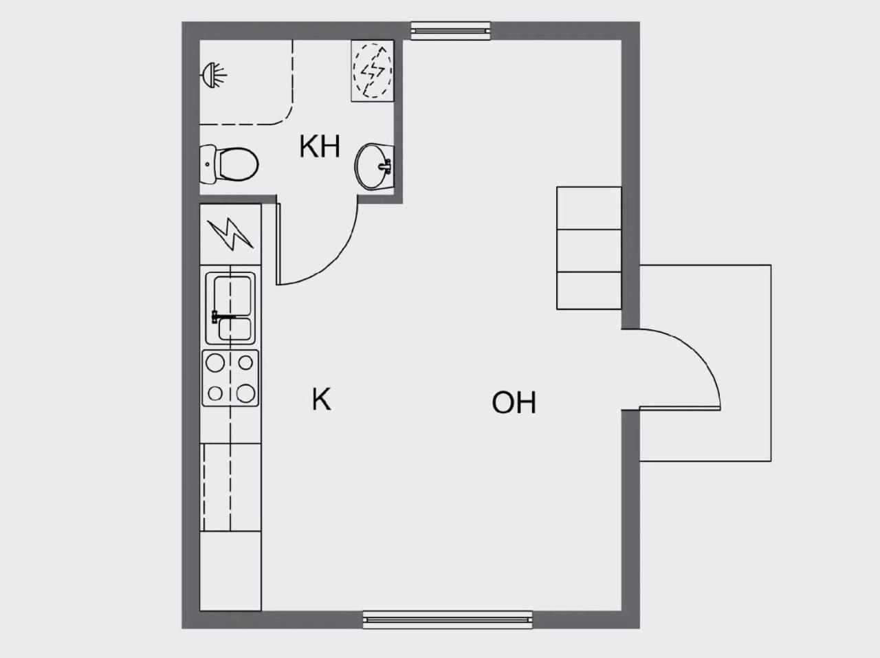 Lomayksioe C 3 Sotkamon Keskustassa Apartment Exterior photo